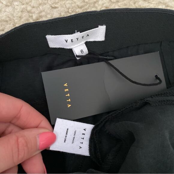 Vetta NWT The Every Day Pant Trouser Bottoms High-Waisted Ankle Crop Workwear - Picture 8 of 8